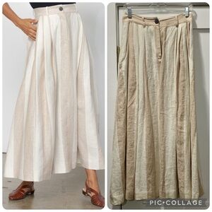 Mara Hoffman Tulay Skirt - linen and striped - size 4